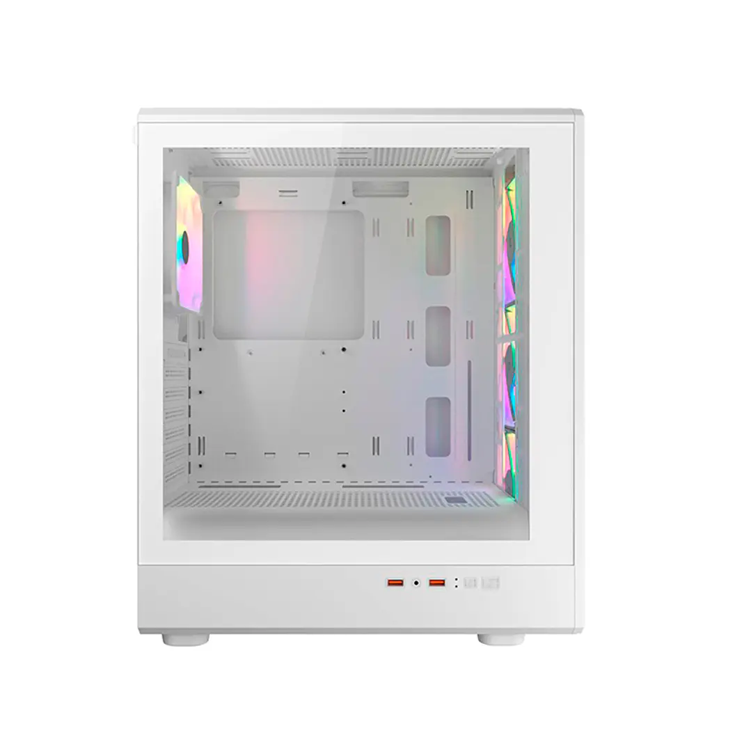 Gabinete Gamer Cougar AIRFACE PURE RGB WHITE 4 ventiladores 120 mm RGB incluidos 3