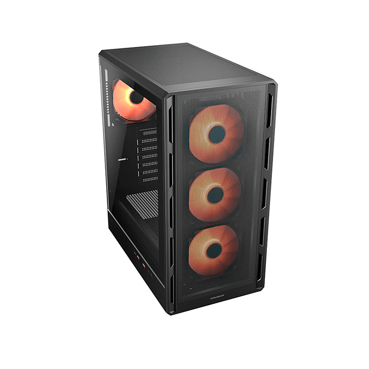 Gabinete Gamer Cougar AIRFACE PURE PRO 4 ventiladores 120 mm RGB incluidos 4