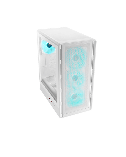 Gabinete Gamer Cougar AIRFACE PURE PRO WHITE 4 ventiladores 120 mm RGB incluidos