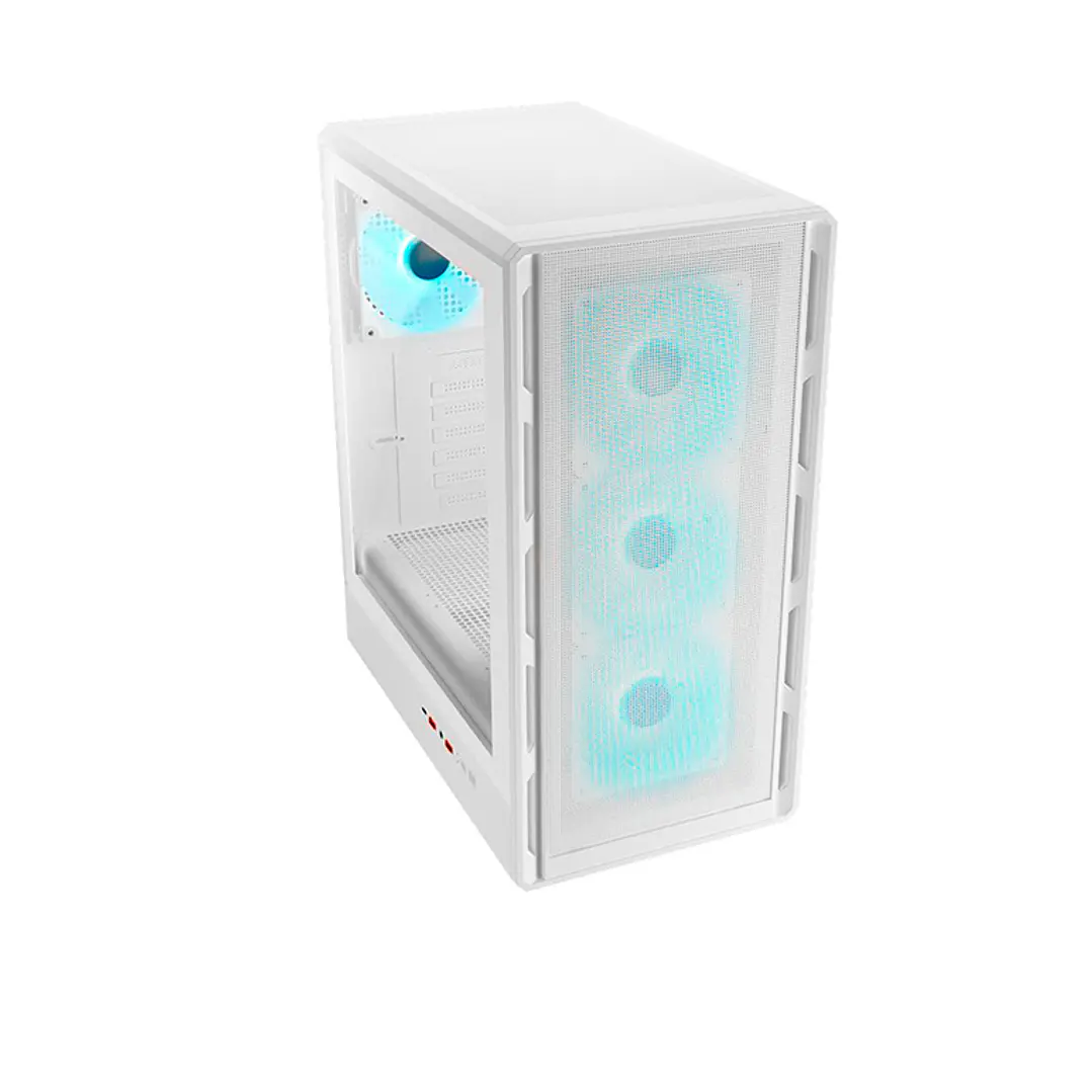 Gabinete Gamer Cougar AIRFACE PURE PRO WHITE 4 ventiladores 120 mm RGB incluidos 2