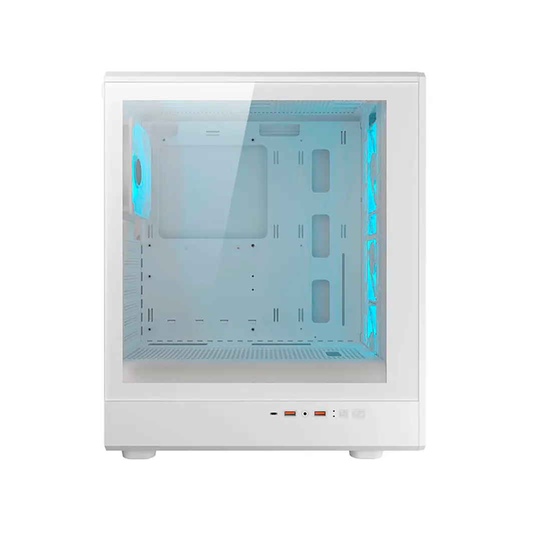 Gabinete Gamer Cougar AIRFACE PURE PRO WHITE 4 ventiladores 120 mm RGB incluidos 3