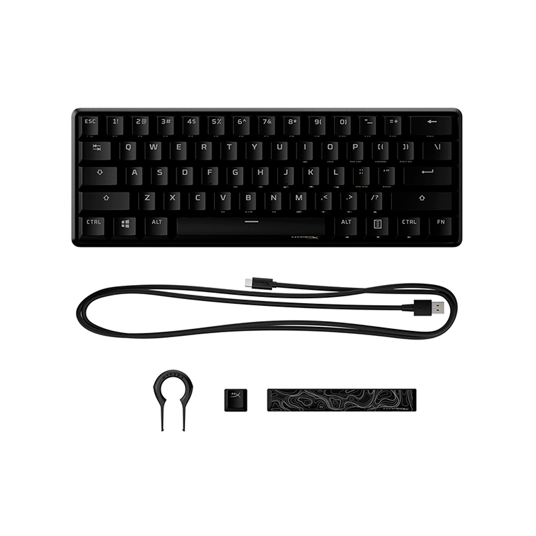 Teclado Mécanico Gamer HyperX Alloy Origins RGB 60 RED [SEGUNDA SELECCION] 6