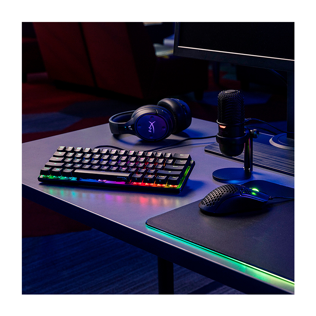 Teclado Mécanico Gamer HyperX Alloy Origins RGB 60 RED [SEGUNDA SELECCION] 7