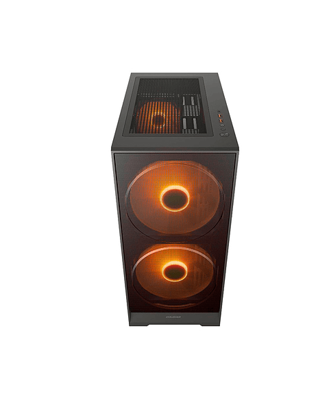 Gabinete Gamer Cougar Airface 180 Black 3 ventiladores incluidos 