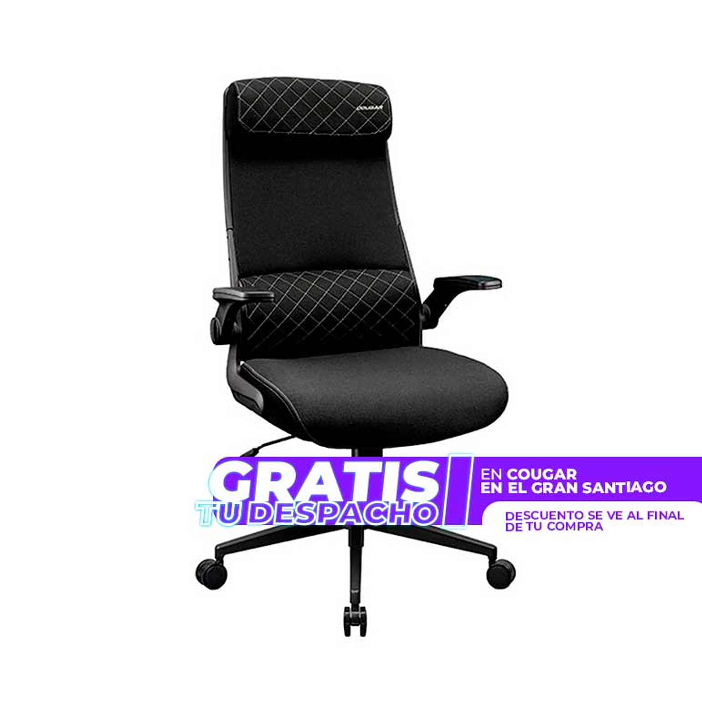 Silla Profesional Cougar STRYDER Black 1