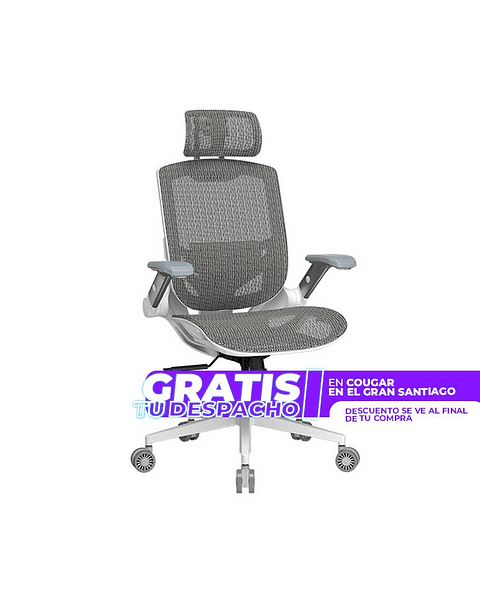 Silla Profesional ergonómica Cougar Speeder ONE WHITE