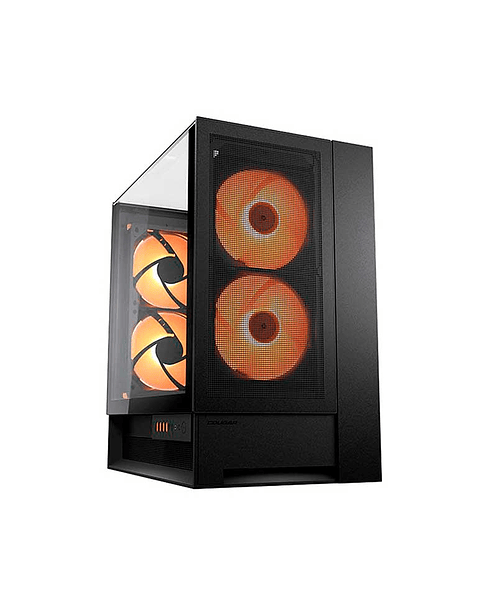 Gabinete Gamer Cougar OMNYX BLACK 4 ventiladores 160 mm ARGB incluidos