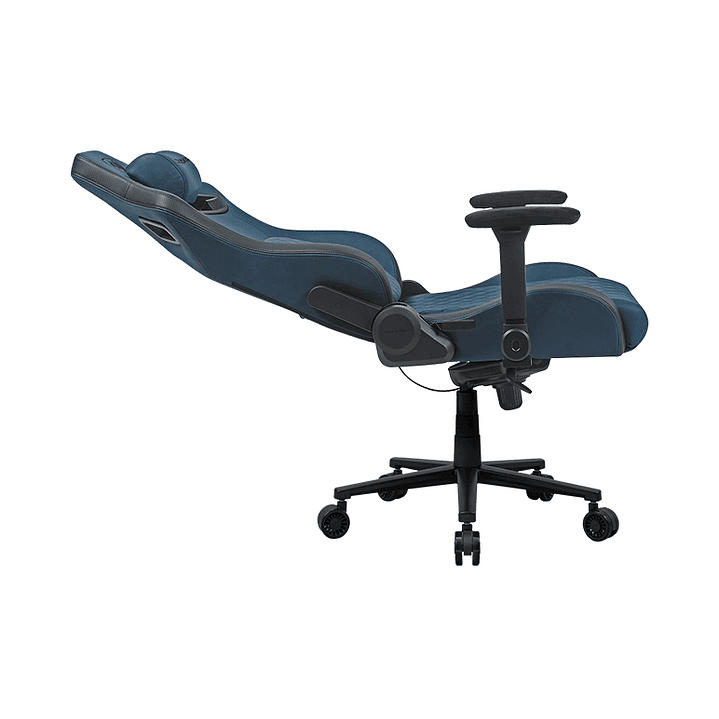 Silla Profesional Cougar Defensor S Navy Blue F  Apoyabrazos plegable 4D Cuero PVC suave 3