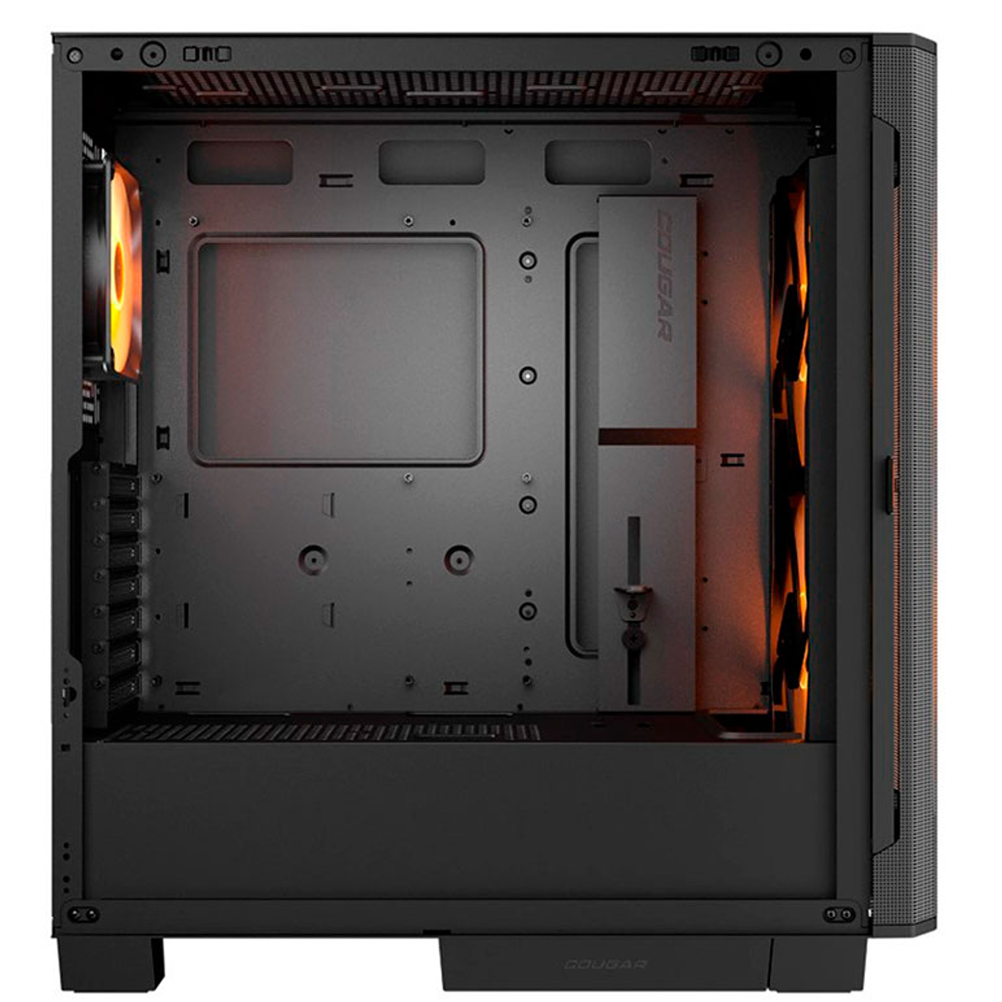 Gabinete Gamer Cougar Airface FLO Black 3 ventiladores incluidos  5