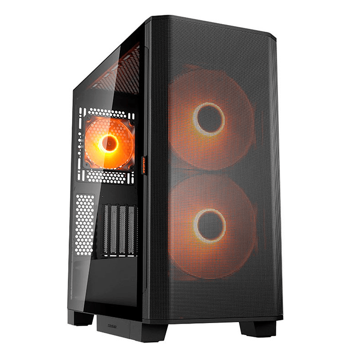 Gabinete Gamer Cougar Airface FLO Black 3 ventiladores incluidos  2
