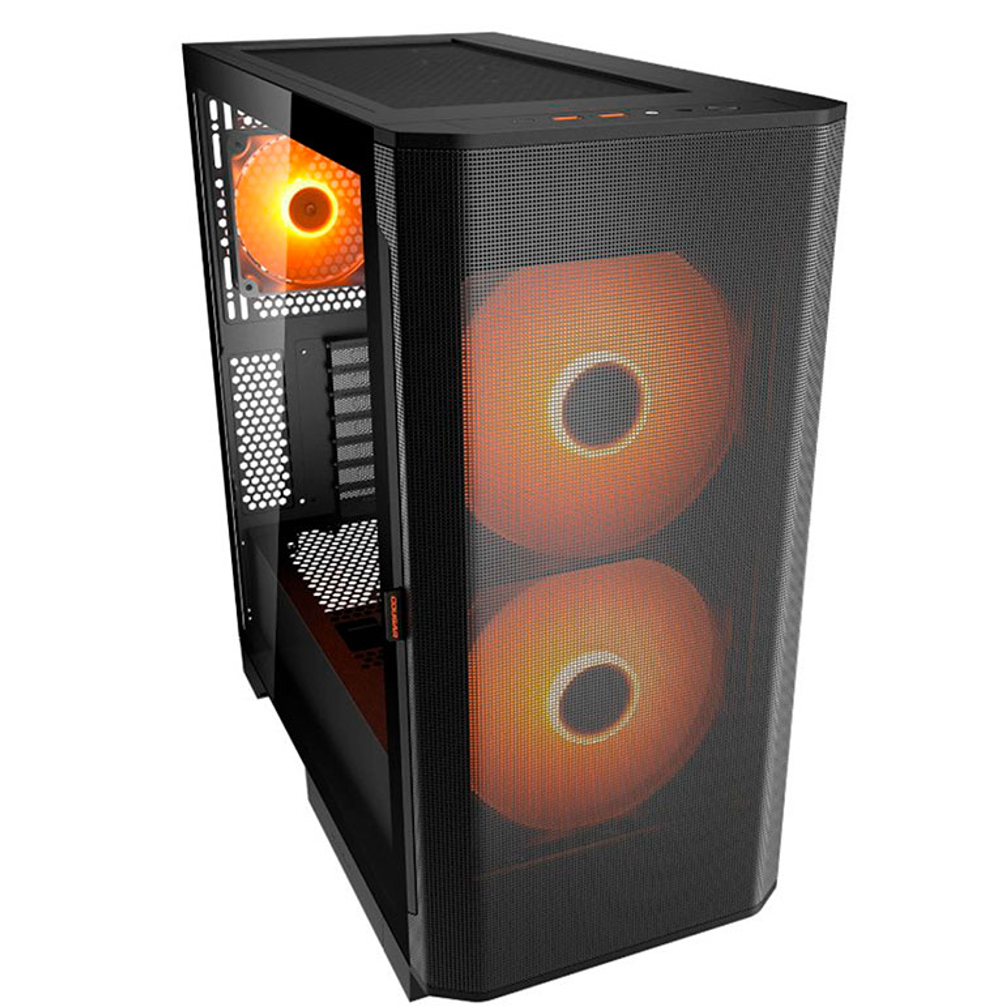 Gabinete Gamer Cougar Airface FLO Black 3 ventiladores incluidos  4