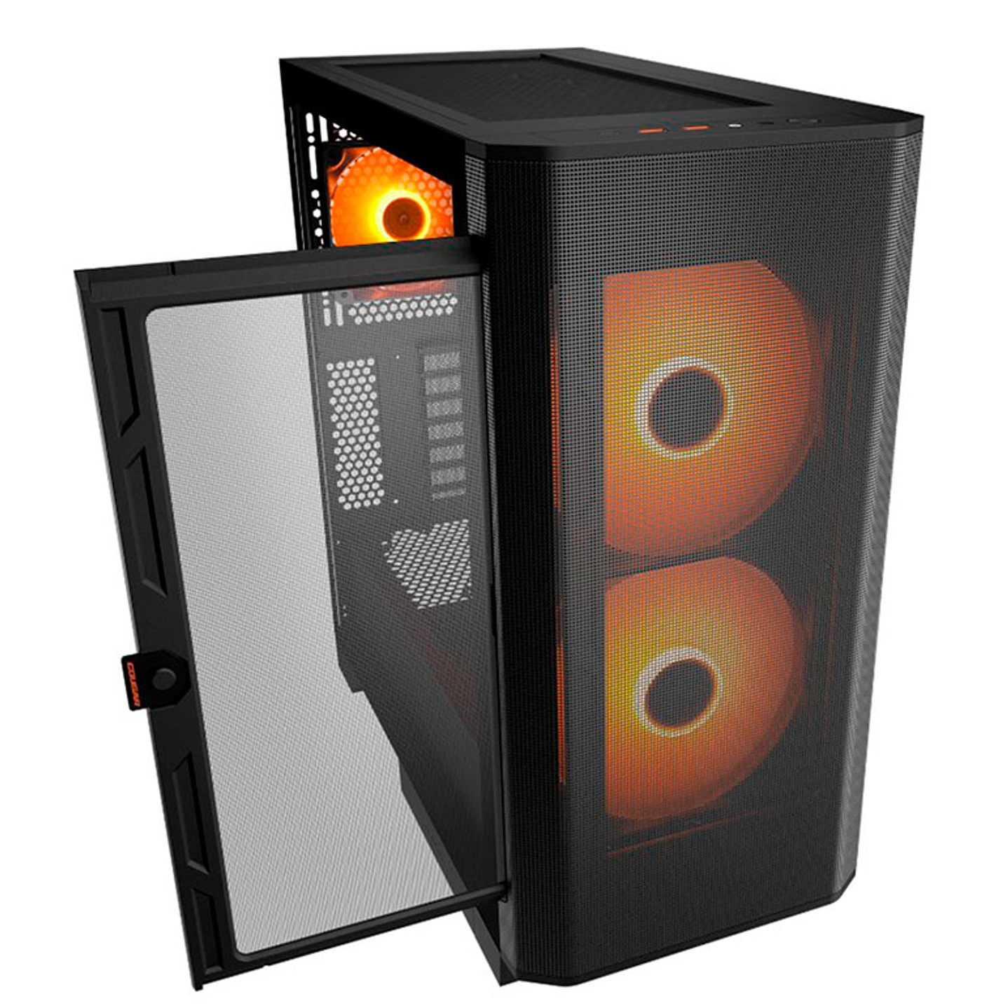 Gabinete Gamer Cougar Airface FLO Black 3 ventiladores incluidos  1