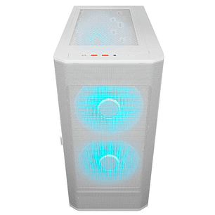 Gabinete Gamer Cougar Airface FLO WHITE 3 ventiladores incluidos