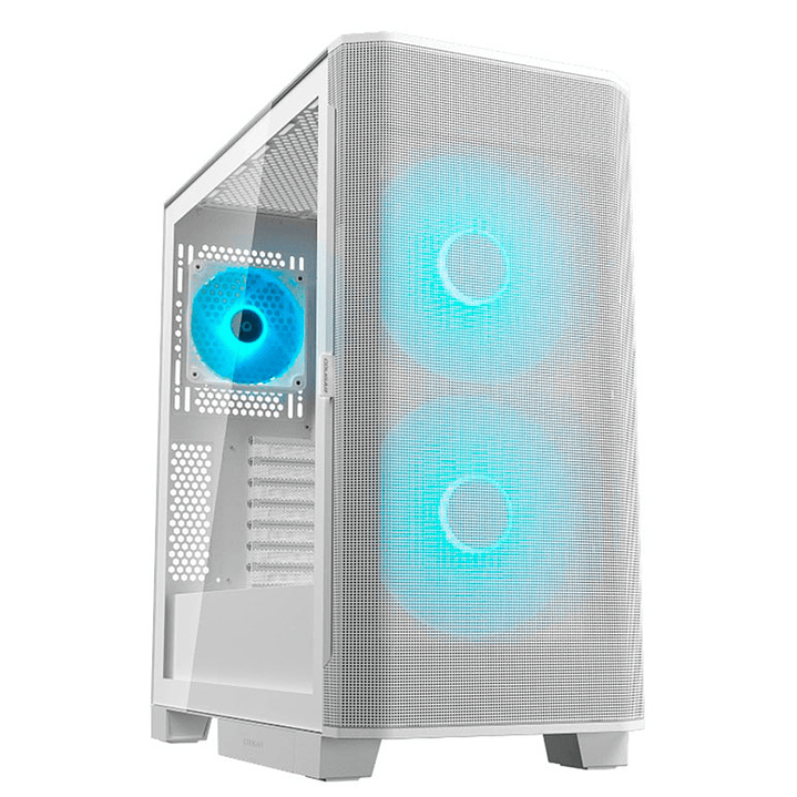 Gabinete Gamer Cougar Airface FLO WHITE 3 ventiladores incluidos 4
