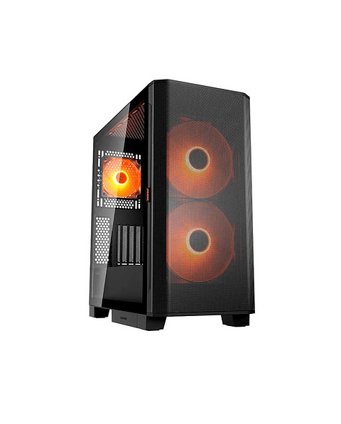 Gabinete Gamer Cougar Airface FLO Black 3 ventiladores incluidos 