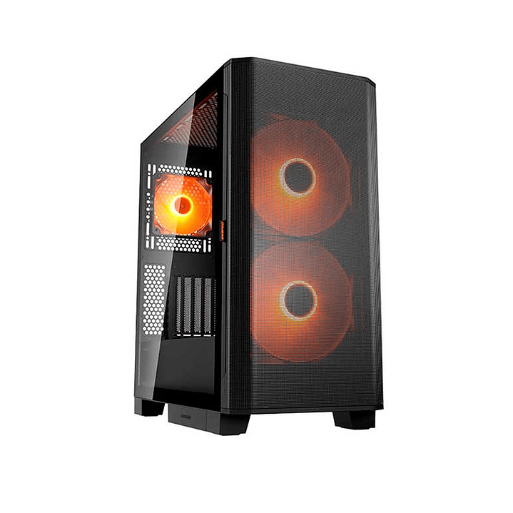 Gabinete Gamer Cougar Airface FLO Black 3 ventiladores incluidos  1