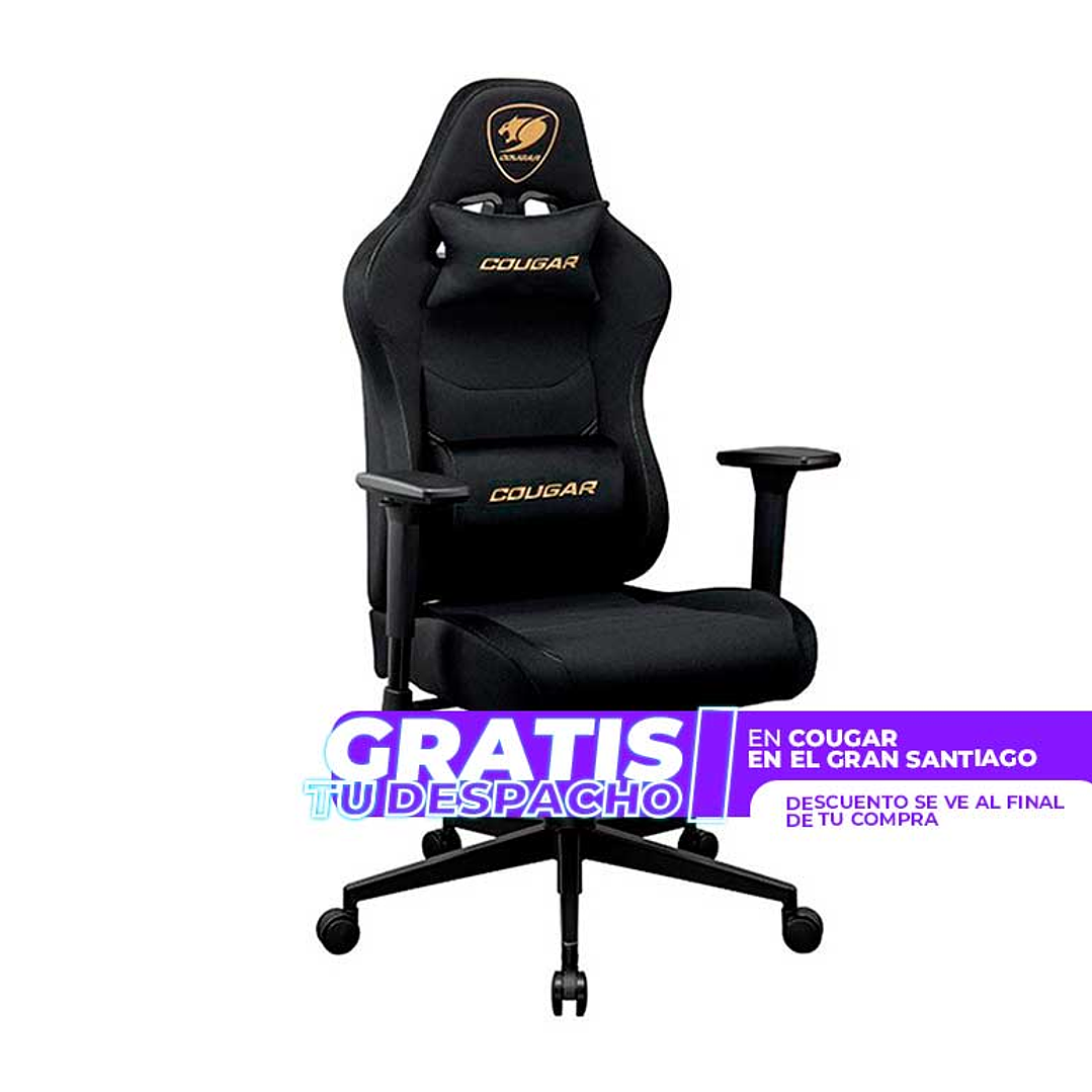 Silla Gamer Cougar PRYME GOLD F Tela lino 1