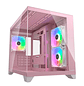 Gabinete Gamer Cougar Fv150 Mini Rgb PINK 3 Ventiladores - Miniatura 1