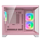 Gabinete Gamer Cougar Fv150 Mini Rgb PINK 3 Ventiladores - Miniatura 4
