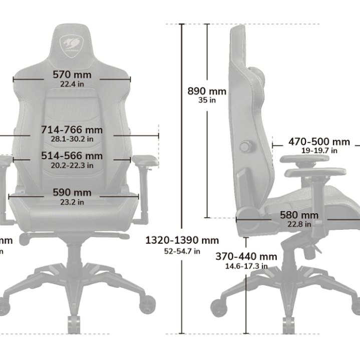 Silla profesional Gamer Cougar Armor EVO LUFFY - Edición limitada ONE PIECE 6