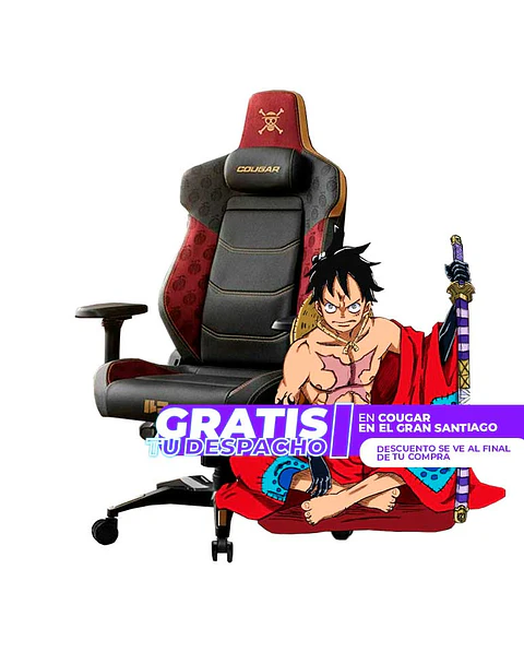 Silla profesional Gamer Cougar Armor EVO LUFFY - Edición limitada ONE PIECE