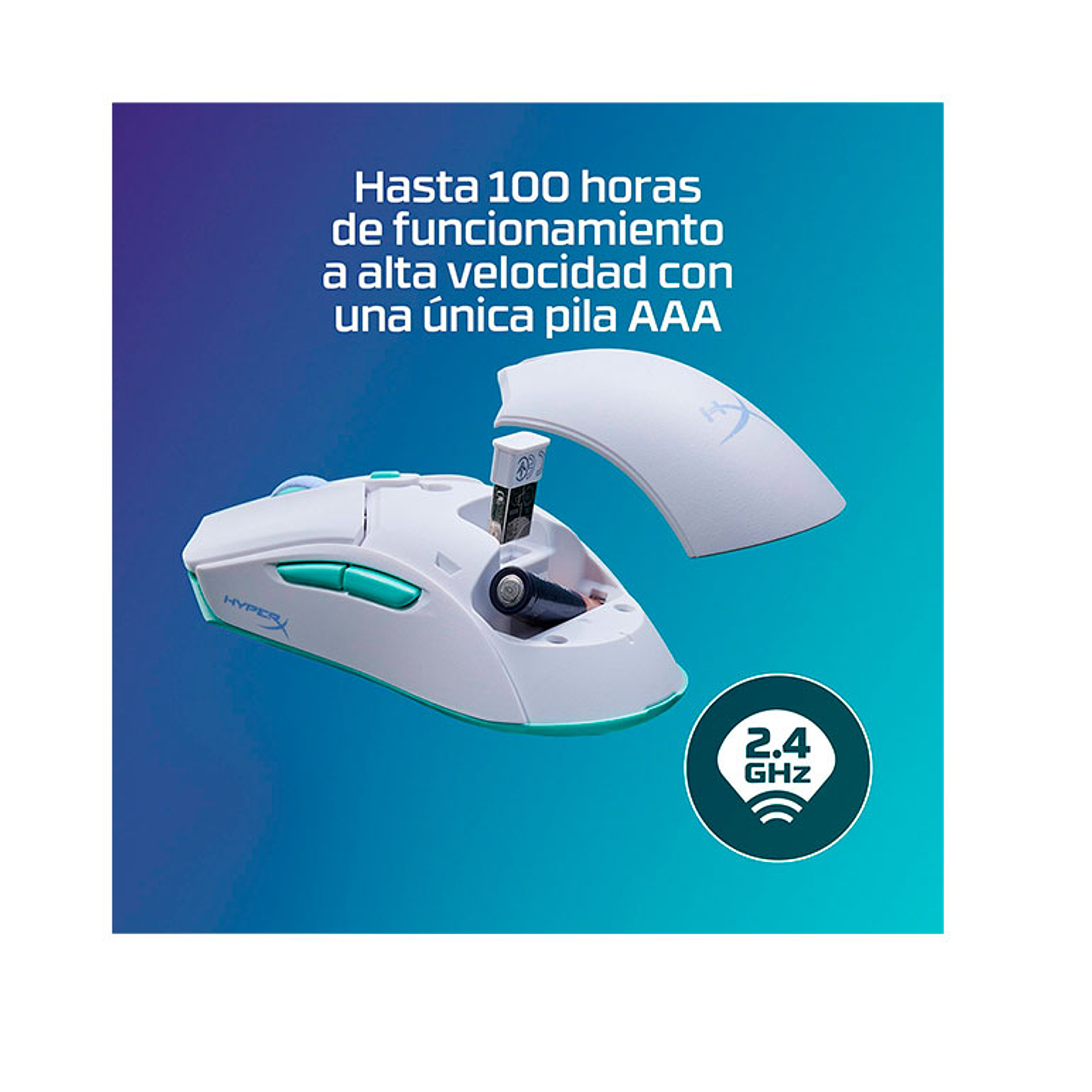 Mouse Hyperx Haste 2 Core Wireless 8R2E7AA  5