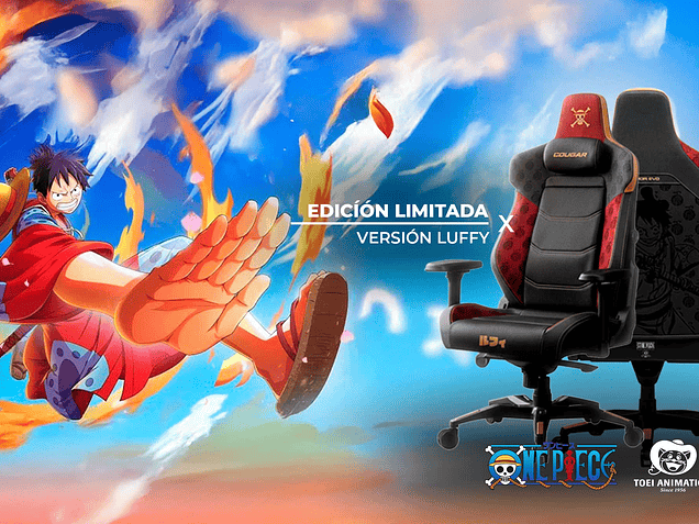 🏴‍☠️ Cougar × One Piece: cuando el setup gamer se vuelve parte de la tripulación