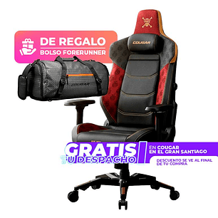 Silla profesional Gamer Cougar Armor EVO LUFFY + Bolso Cougar Forerunner de Regalo