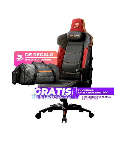 Silla profesional Gamer Cougar Armor EVO LUFFY + Bolso Cougar Forerunner de Regalo