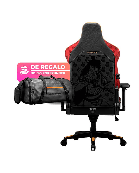 Silla profesional Gamer Cougar Armor EVO LUFFY + Bolso Cougar Forerunner de Regalo