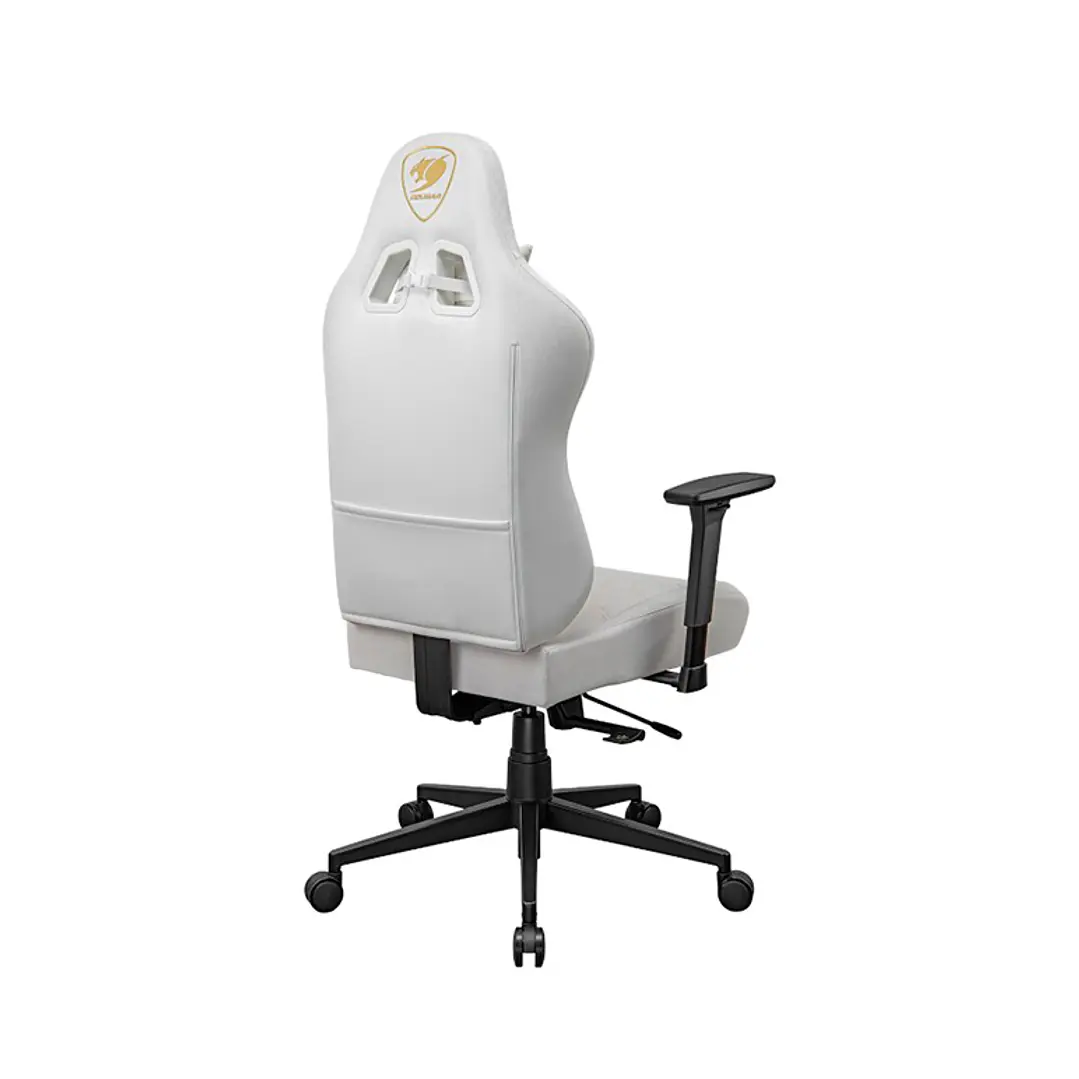 Silla Gamer Cougar PRYME White Cuero Reposabrazos 3D 3