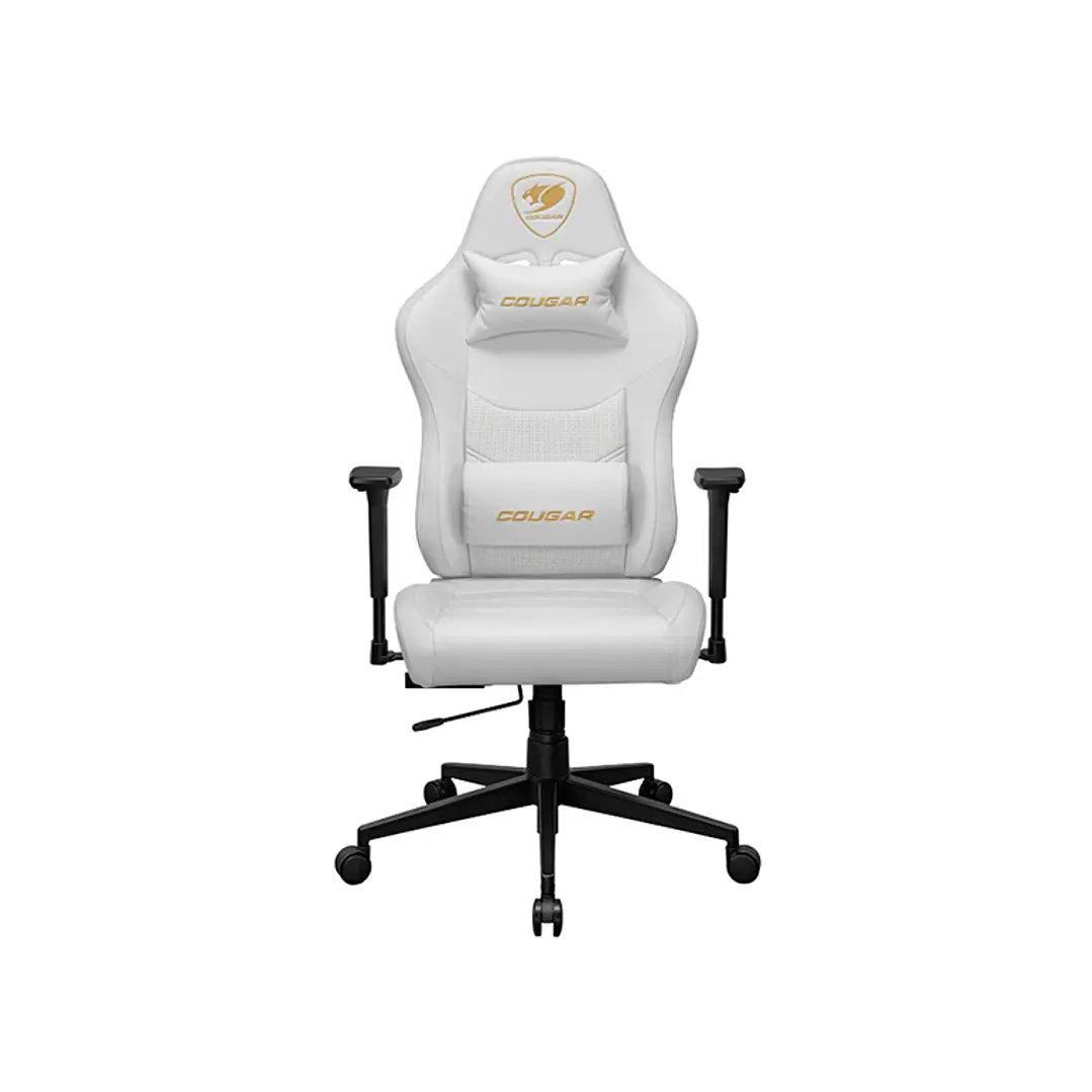 Silla Gamer Cougar PRYME White Cuero Reposabrazos 3D 2