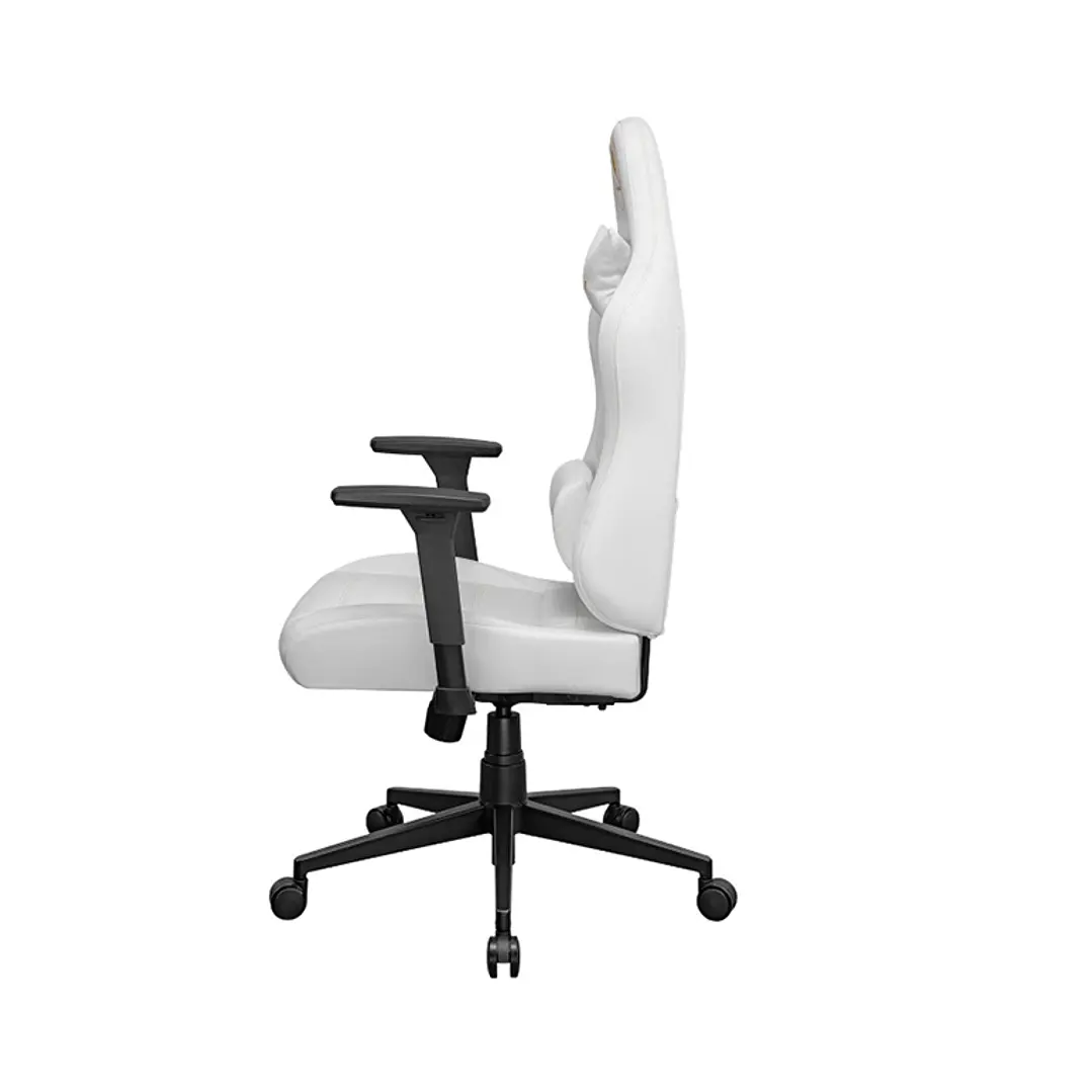 Silla Gamer Cougar PRYME White Cuero Reposabrazos 3D 4