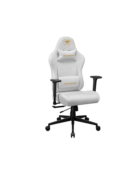 Silla Gamer Cougar PRYME White Cuero Reposabrazos 3D
