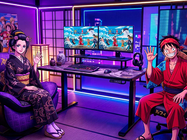 💀 COUGAR x ONE PIECE: cuando tu setup deja de ser setup… y se convierte en leyenda