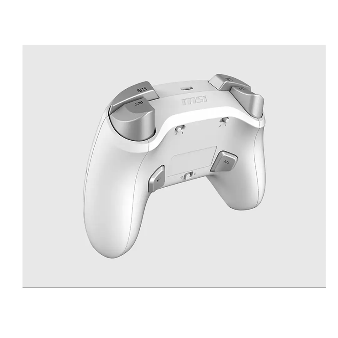 Control Gaming MSI  FORCE GC300 W WHITE Wireless y Bluetooth 3