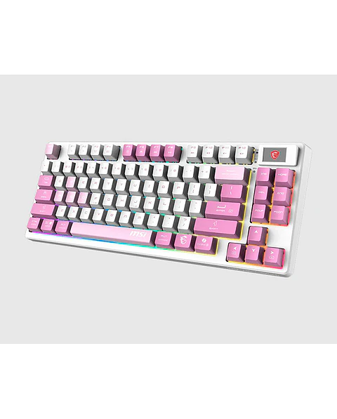 Teclado Mecanico MSI Forge GK600 TKL VIOLET US Wireless y Bluetooth 