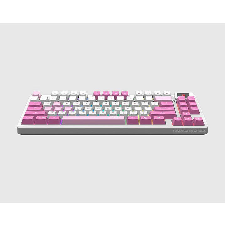 Teclado Mecanico MSI Forge GK600 TKL VIOLET US Wireless y Bluetooth  5