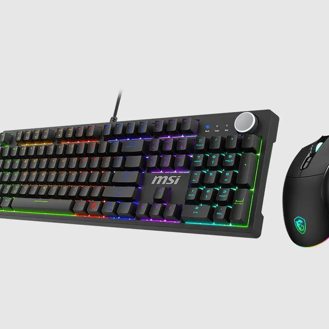Combo Teclado + Mouse MSI Forge GK320 US  3