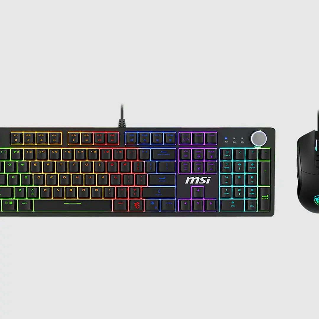 Combo Teclado + Mouse MSI Forge GK320 US  4