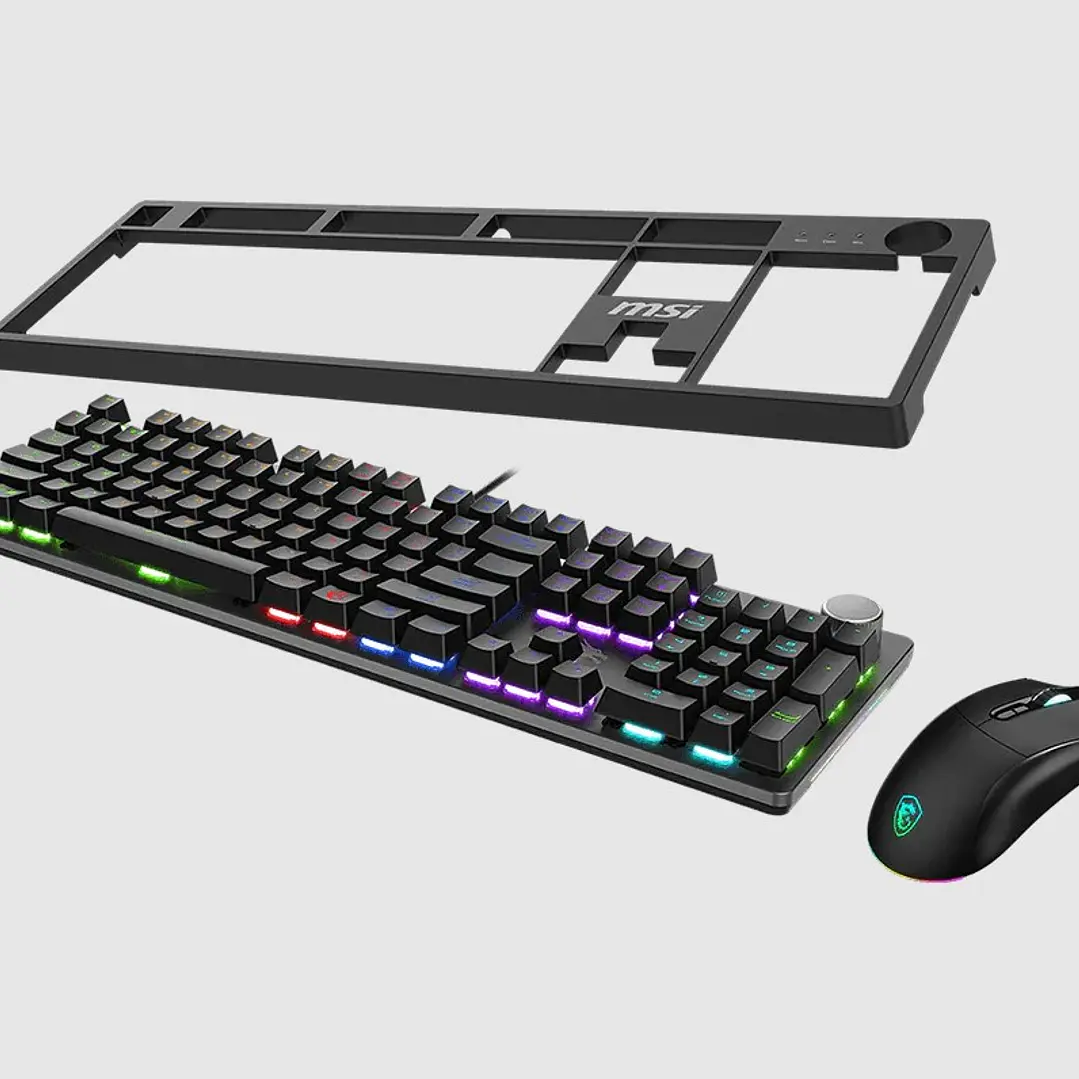 Combo Teclado + Mouse MSI Forge GK320 US  5