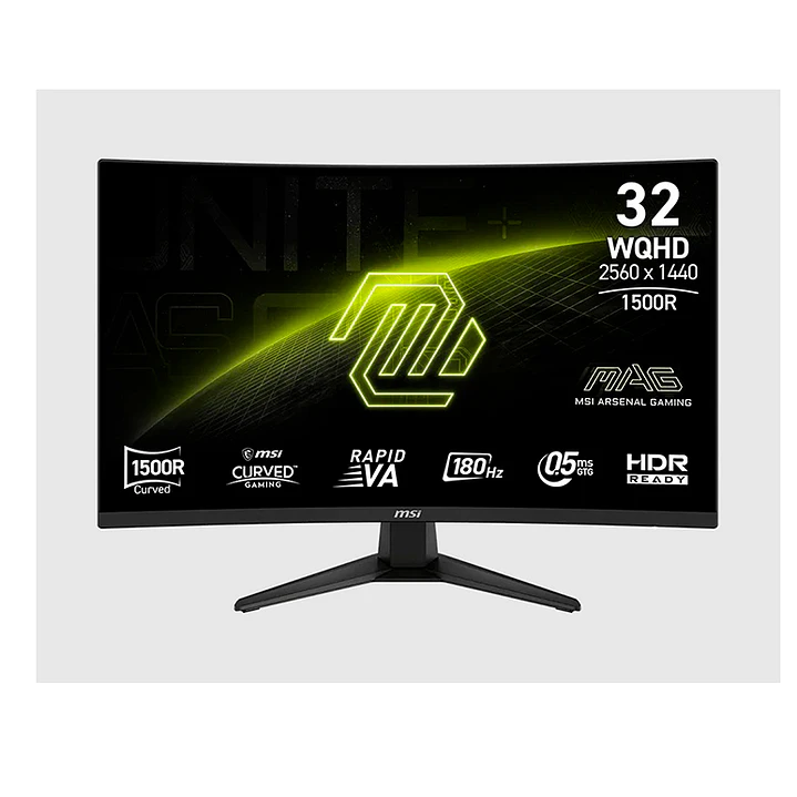 Monitor Gamer Curvo MSI 32” MAG 321CQF E18 180HZ 0.5MS 1