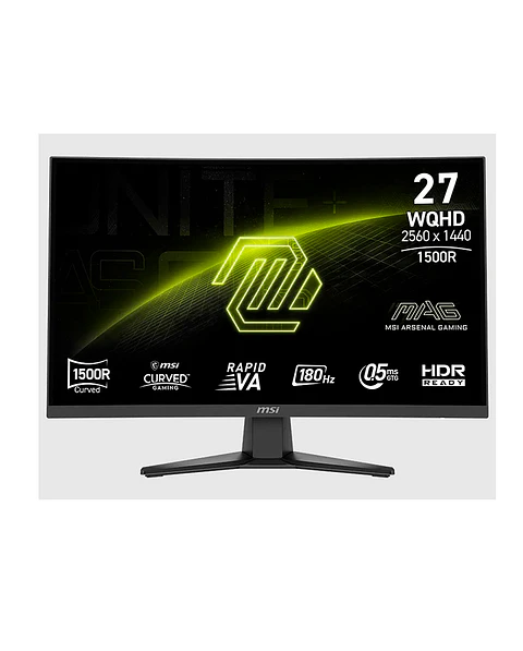 Monitor Gamer Curvo MSI 27” MAG 275CQF E18 180HZ 0.5MS