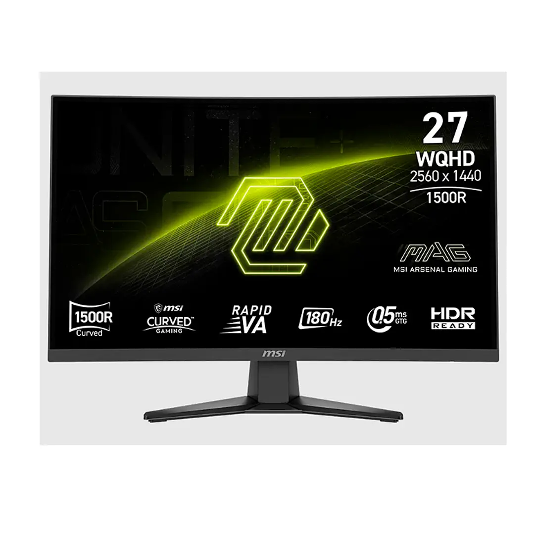 Monitor Gamer Curvo MSI 27” MAG 275CQF E18 180HZ 0.5MS 1