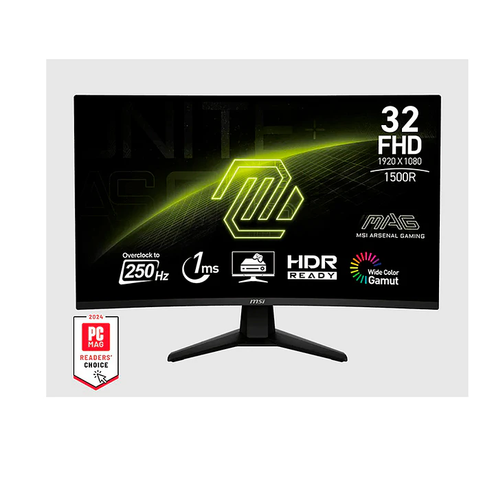 Monitor Gamer Curvo MSI 32” MAG 32C6X 250HZ 1MS 1