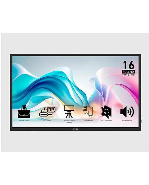 Monitor MSI Portable 15.6” IPS FHD 60 Hz 4ms PRO MP165 E6