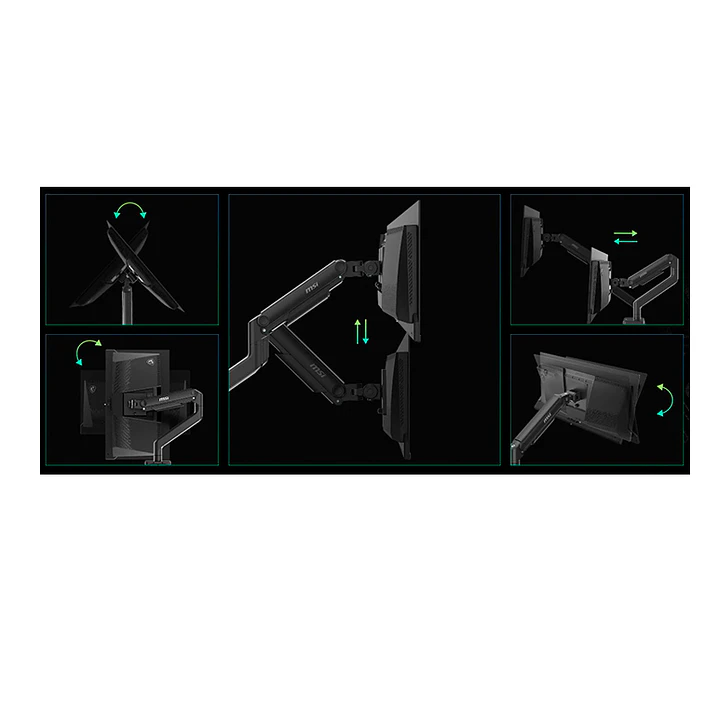 Soporte MSI para monitores alta resistencia MAG MT201 6