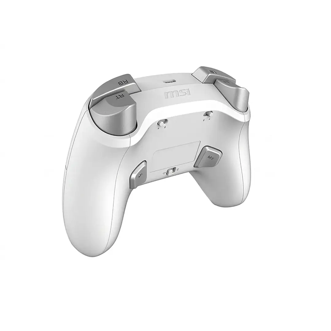 Control Gaming MSI  FORCE GC300 W WHITE Wireless y Bluetooth 3