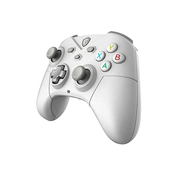 Control Gaming MSI  FORCE GC300 W WHITE Wireless y Bluetooth 2