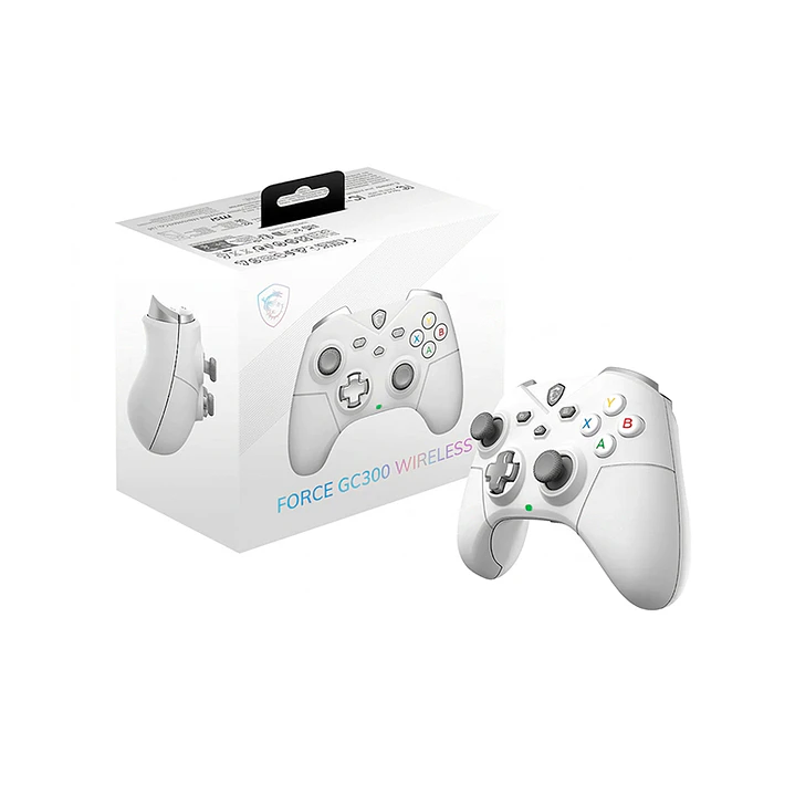 Control Gaming MSI  FORCE GC300 W WHITE Wireless y Bluetooth 5